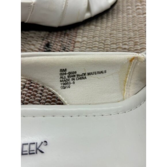 Cabin Creek Ladies 8M White Slingback Flats With Knot Design - Picture 6 of 7